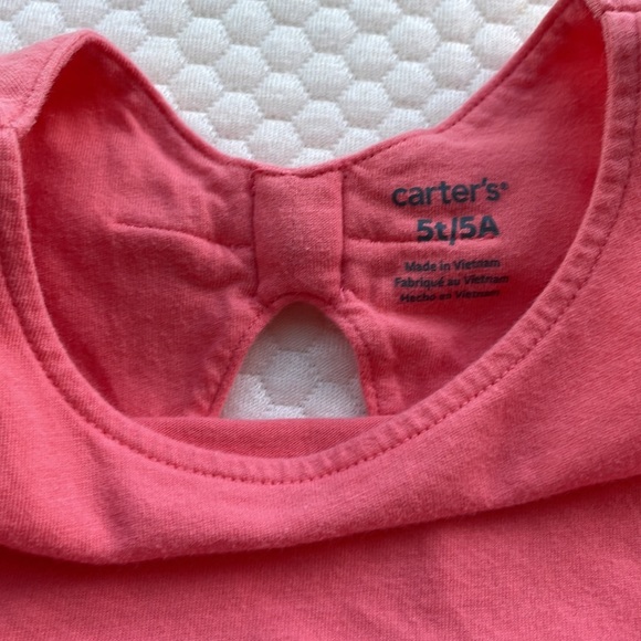 Coral Girls Top from Carters Size 5T - Picture 3 of 3